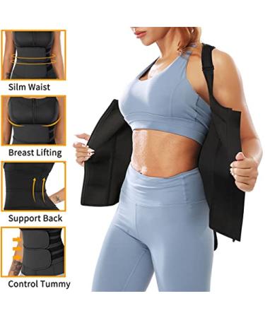 Women Adjustable Posture Corrector Back Support Strap Shoulder Lumbar Waist Spine Relief Orthopedic Belt (Color : Black Size : L Code) vision Blackone S code - Buy Online on GoSupps.com