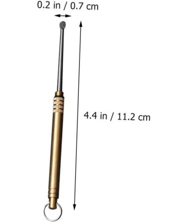 Titanium Alloy Ear Spoon Cleaner | Ear Pick Tool for Ear Wax Removal - Buy Online on GoSupps.com