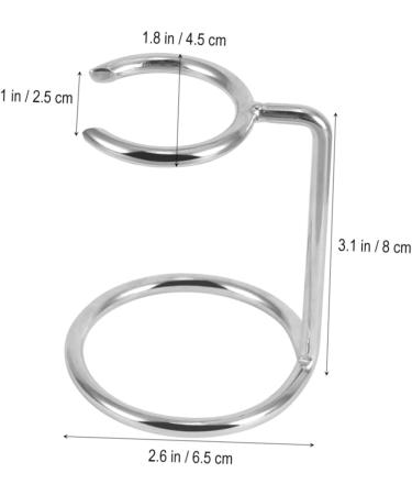 Minkissy Razor Accessories for Men | Safety Razor Holder & Shaving Brush Rack | Premium Silver Grooming Tool Kit - Buy Online on GoSupps.com