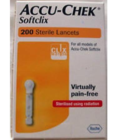 Accu-Chek Softclix Lancets Sterile - 200 Count for Pain-Free Blood Testing | Buy Online Internationally - Buy Online on GoSupps.com