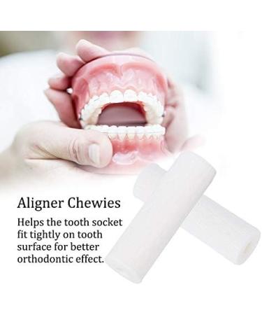 Aligner Chewies - Silicone Invisible Teeth Retainers for Orthodontic Bite | Original White Taste - Buy Online on GoSupps.com