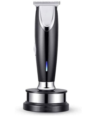 Professional Hair Clippers Cordless Hair Trimmer Rechargeable Electric Haircut Kit for Men and Family Use with Charging Dock 4 Guide Combs (Black)