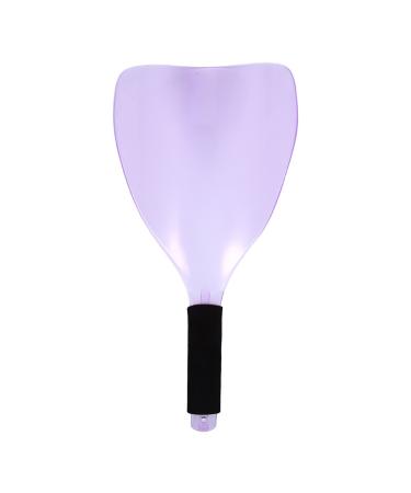 Dioche Plastic Hairspray Mask Clear Face Protector Mask with Sponge Handle Reusable Hairspray Face for Hair Salon Hairdressing Makeup ()
