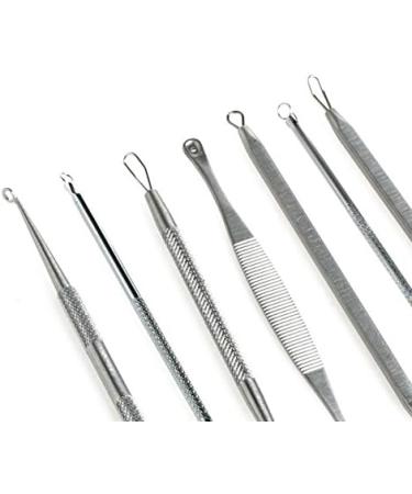 Blackhead Extractor - Blackhead And Acne Extractor - Buylor Blackhead Remover - 7 PCS Face Care Blackhead Pimple Blemish Extractor Remover Tool Set Kit Hot Beauty Tools - Buy Online on GoSupps.com