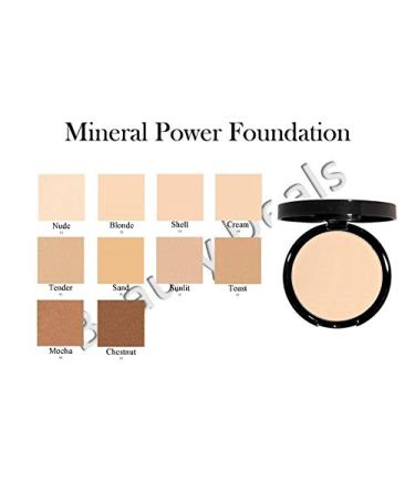 Beauty Deals Mineral Makeup Pressed Powder Foundation - Hypoallergenic- w/sponge (Sunlit)
