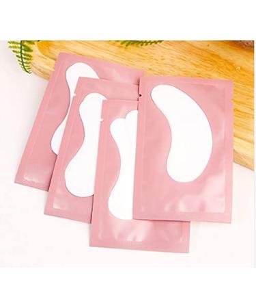 50 Pairs Lint-Free Eyelash Extension Pads - Gel Eye Patches for Effortless Application | Slippery & Skin-Friendly (Pink) - Buy Online on GoSupps.com