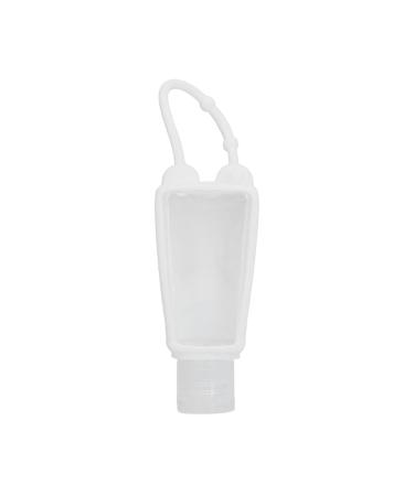 Empty travel bottles hand-handed-by-the-man-thread holder with silicone shell leakage-proof refillable travel container liquid soap lotion empty chain