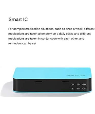 Automatic Pill Dispenser Zeerkeer Electronic Pill Timer-Reminder-Dispenser 5 Times a Day Electronic Timing Portable Daily Drug Storage Box Drug Organizer Case with Reminder Blue-2 - Buy Online on GoSupps.com