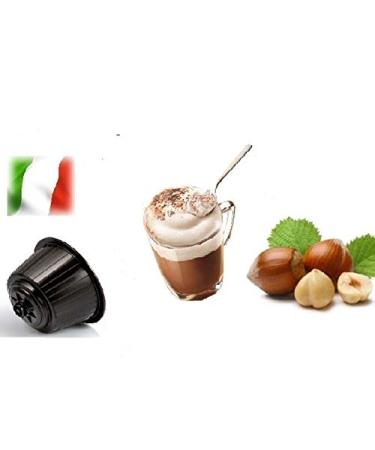 Coffee Shop Caff Shop compatible capsules Nescaf Dolce Gusto Mix Cappuccino with hazelnut Espresso line 72 Capsules