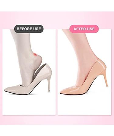 4 Pairs Suede Heel Grips Liners - Prevent Heel Slipping and Rubbing - Self-Adhesive Inserts for Men and Women - Buy Online on GoSupps.com