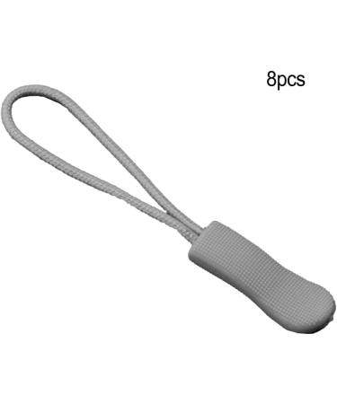 CLSSLVVBN 8 Piece Zipper Puller Set - Lightweight Gray Rope Tag Fixers for Bags Suitcases & Textiles - Multipurpose Replacement Accessories - Buy Online on GoSupps.com