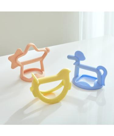 MOYUUM Swing Bird Teether - Baby Gift for Newborn - Roly Poly Toy - Yellow - Pack of 1 - Buy Online on GoSupps.com