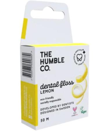 Buy The Humble Co. Lemon Dental Floss 50m - Eco-Friendly & Effective | International Shipping Available - Buy Online on GoSupps.com