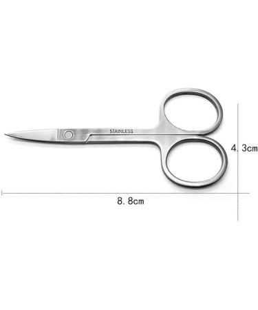Craft Scissors Professional Nail Scissor Manicure for Nails Eyebrow Nose Eyelash Cuticle Scissors Curved Pedicure Makeup Tools Scissors - Buy Online on GoSupps.com