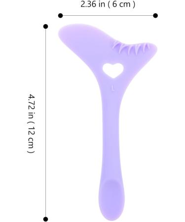 FOMIYES Applicateur De Bouclier De Mascara Bouclier De Cils En Silicone Pochoirs D'eyeliner Applicateur De Maquillage Pour Les Yeux Outils D'assistant De Maquillage Violet - Buy Online on GoSupps.com