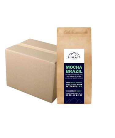 Summit Mocha Brazil Coffee Beans (Case 10 x 500G)