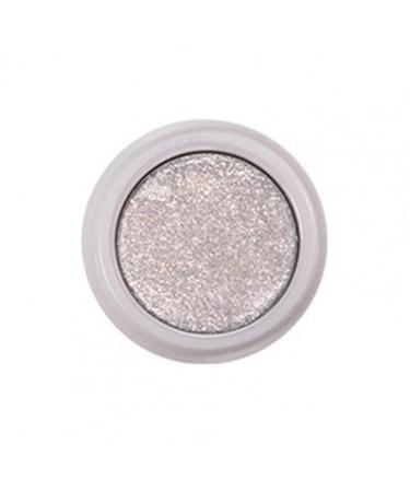Mysense Single Glitter Eyeshadow  Cream Powder Pearlescent Eyeshadow  White (Silver) Eye Shadow Makeup Ultra Shimmer High Pigment Long-wearing for Day&Night (01) White Silver