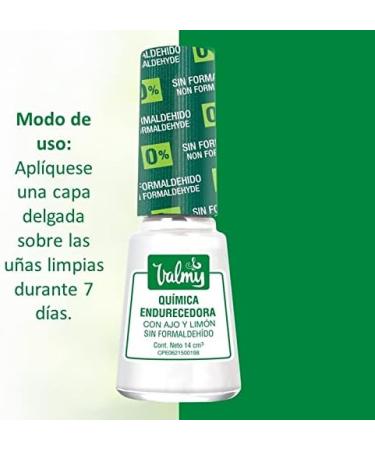 Drocosca Valmy Chemical nail hardener with garlic and lemon free from formaldehyde for the treatment of nail polish and hardeners 14 ml 3 pieces - Buy Online on GoSupps.com