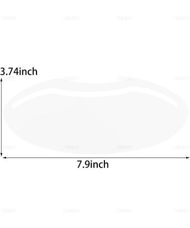 AUEAR 100 Pack Micro Blading Shower Visor - Eyebrow & Face Protector for Hair Salon and Surgery Aftercare - Buy Online on GoSupps.com