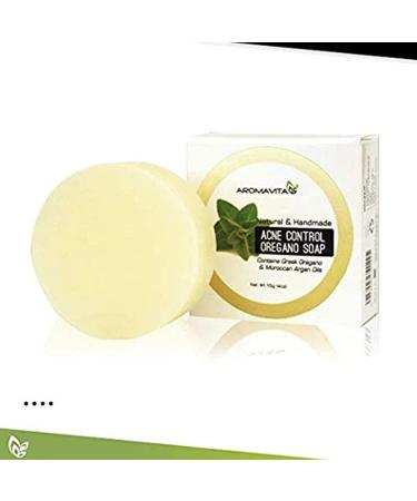 Aromavita Facial Acne Control Soap with Oregano & Argan Oil - Natural Face Wash for Clear Skin - Buy Online on GoSupps.com