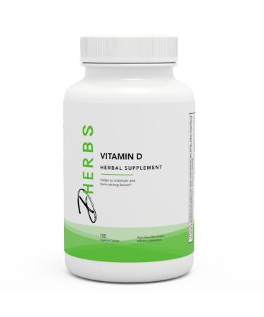 Dherbs Vitamin D 100-Count Bottle