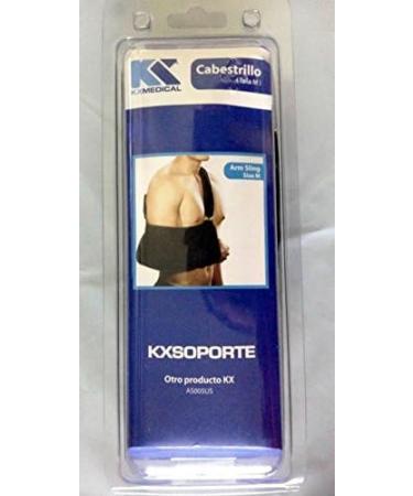 Orthopedic Arm Sling with Pad - Shoulder Immobilizer Black Size M | Durable & Comfortable Fabric for Premium Support - Buy Online on GoSupps.com