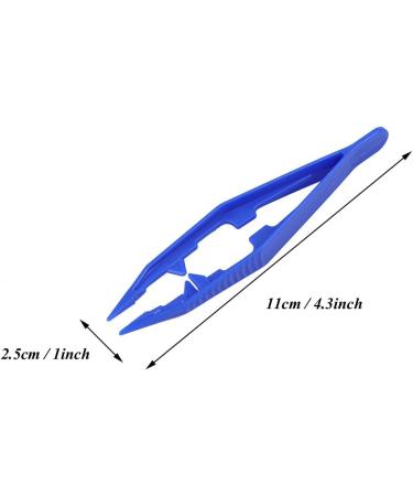 30PCS Plastic Tweezers - Craft Forceps Tools for DIY Projects - Assorted Colors - Jewelry Making - Home & School - Buy Online on GoSupps.com