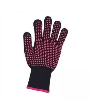 Milageto 6x 2 Technical Heat Resistant Fingers High Temperature Resistant Heat Mat for Hair Curlers Hairdressers