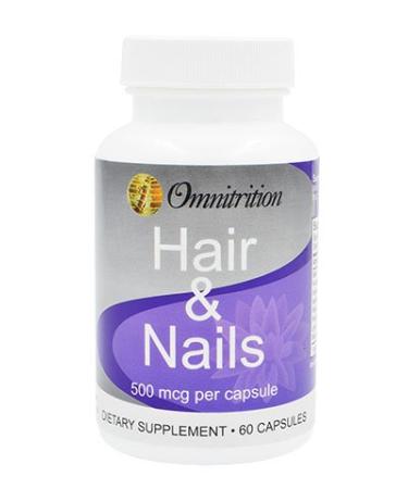 Omni Hair & Nails Dietary Supplement 60 Capsules