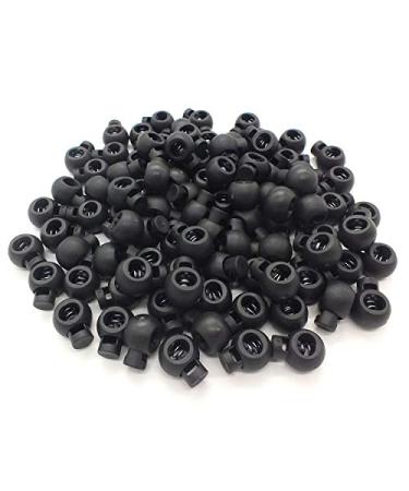 Vincilee 100 Pcs Plastic Spring Cord Lock String Cord Locks Black Spring Stop Toggle Stoppers for Backpacks lanyard DIY Handmade - Buy Online on GoSupps.com