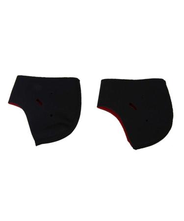 Flybloom 1 Pair Corrective Sock Cover Heel Protector Insole Relief The Pain Tool (Black)