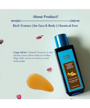 Blue Nectar Nalpamaradi Tailam - Skin Lightening Turmeric Massage Oil 200 ml | Buy Internationally - Buy Online on GoSupps.com
