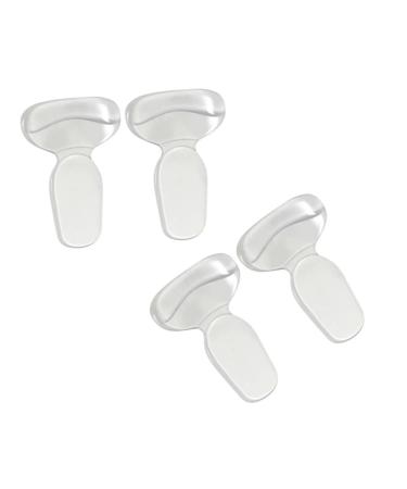 FRCOLOR 5 Pairs Heel Grips Foot Protectors for Feet Shoe Grips Liner Heel Shoe Grips for Parents Shoe Inserts Heel Grip Insoles Heel Protector Grips Silicone Liners 2 in 1 Heel Pad