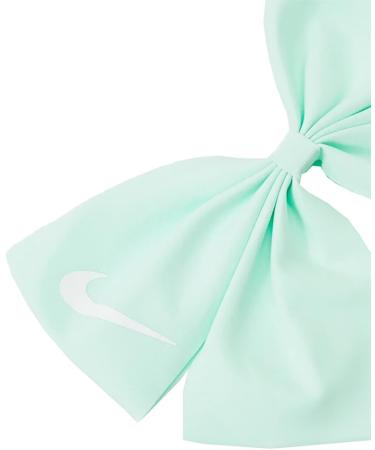Nike Bow N.100.1764.305.OS Women's Hair Scrunchie in Mint Foam/White Size: One Size - Buy Online on GoSupps.com