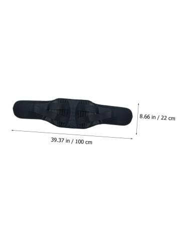Buy Protection Corset Stabilizer Sweat Waist Band for Men - Fajas Para Hombres Gym Belts - Nylon Tummy Control - Keep Warm Strap - Black 100x22CM - Buy Online on GoSupps.com