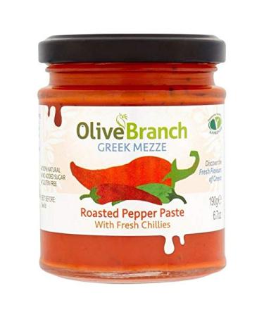4X Olive Branch Roasted Pepper Paste 190g