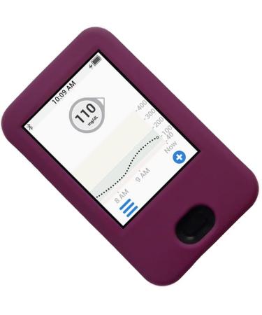 SNK (Purple) Premium Silicone Case for Dexcom Receiver G6 CGM (Continuous Glucose Monitoring)