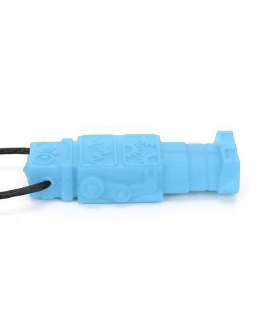 Buy Chew Necklaces for Sensory Kids | Blue Silicone Teether Necklace & Teething Toy - Buy Online on GoSupps.com