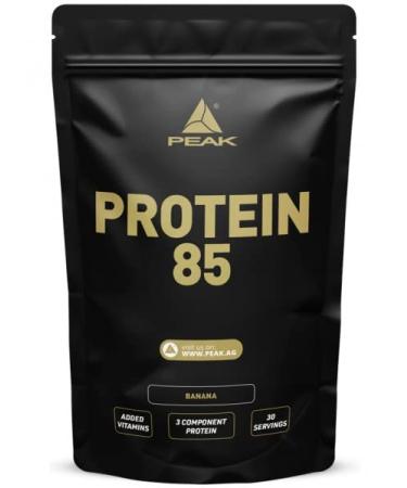 PEAK protein 85-900g taste banana i 30 portions i powder i multi-component protein i protein source: soy protein casein wheat protein i vitamin additive