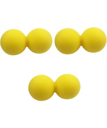 Frcolor 3-Pack Peanut Massage Balls | Muscle Roller & Foot Massager | Joint Pain Relief | Microfiber Towels Included - Buy Online on GoSupps.com