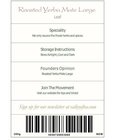 Yerba Mate Tea Yerba Mate Herb Roasted Mate Tea Organic Yerba Mate Roasted Yerba Mate Mate Tea Loose Leaf Yerbas - Buy Online on GoSupps.com