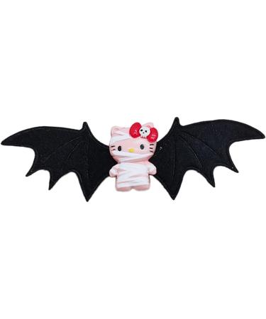 PLCPDM Halloween Party Bat Wing Hairpin for Women Child Punk Charm Hair Clip Aesthetics Hair Accessories Green ghost hairpin - Buy Online on GoSupps.com