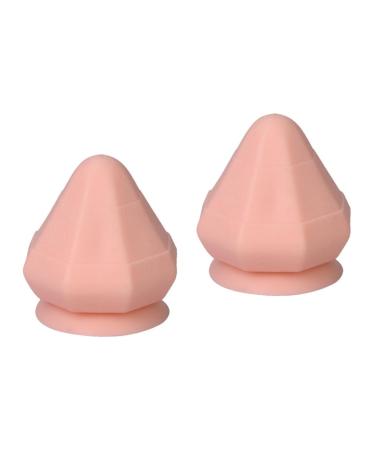 Tovinanna 2st fascia ball massage ball spikes massage massage ball for sore muscles full body massage device roll back and neck massage device mountable TPE portable ice hockey fitness pink