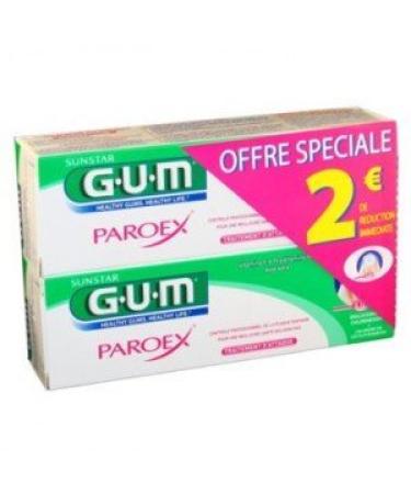 GUM Paroex Toothpaste Gel 2 x 75ml by Gum