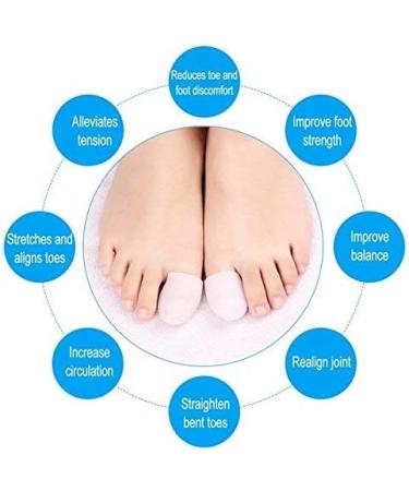 Pedimend Soft Silicone Gel Toe & Finger Caps (5PAIR) - Corn, Blisters, Ingrown Nails Relief - Foot & Hand Gel Protectors - Buy Online on GoSupps.com