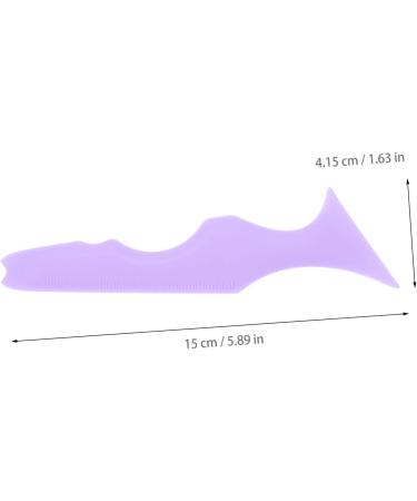 Abaodam 4pcs Silicone Beauty Ruler Lip Liner Silicone Winged Eyeliner Tool Eyeliner Aid Eyelash Travel Pads - Buy Online on GoSupps.com