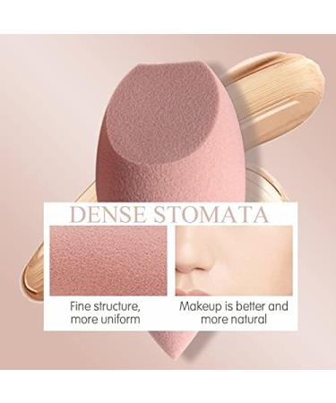 Makeup Sponge Makeup Puff Microfiber Velvet Sponges Makeup Blender Spong Powder Egg Shaped Foundation Concealer Cream Face Cosmetic Makeup Sponge Holder(COLOR-2) - Buy Online on GoSupps.com