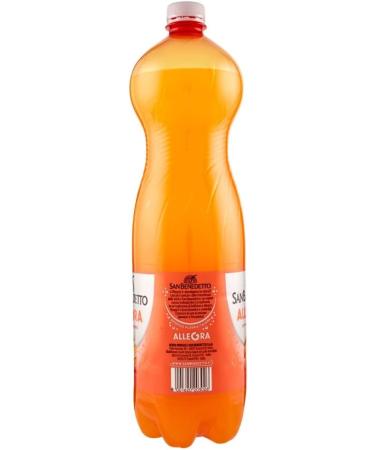 San Benedetto Allegra Aranciata PET Soft Drinks 1.5 Litre Pack of 6 Orange Lemonade - Buy Online on GoSupps.com