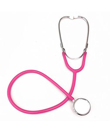 Pro Dual Head EMT Stethoscope for Doctor Nurse Vet Medical Student Health Blood Pink