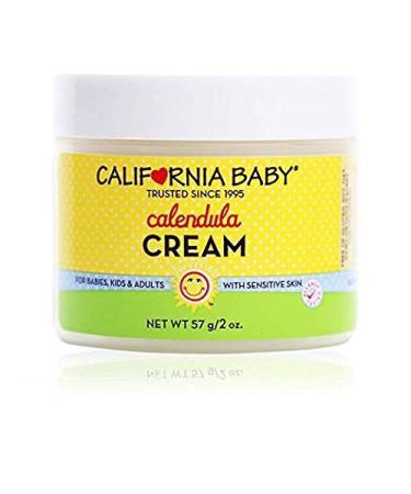 California Baby Calendula Cream 2 oz - Allergy Tested Non-Greasy Moisturizer for Dry Sensitive Skin - 100% Plant-Based (USDA Certified) - Buy Online on GoSupps.com